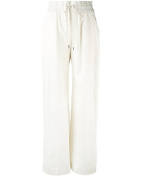 Pantalon en soie blanc Zimmermann