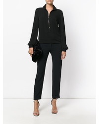 Pantalon en soie noir Tom Ford