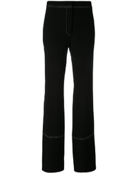 Pantalon en soie noir Stella McCartney