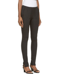 Pantalon en tricot noir Paco Rabanne