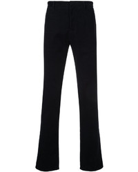 Pantalon en velours côtelé bleu marine Cerruti