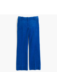 Pantalon en velours côtelé bleu