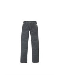 Pantalon en velours côtelé gris foncé