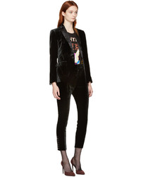 Pantalon en velours noir Dsquared2