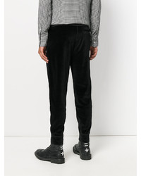 Pantalon en velours noir Ermanno Scervino