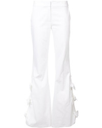Pantalon flare blanc Alexis