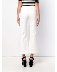 Pantalon flare blanc Sonia Rykiel