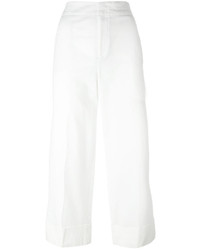 Pantalon flare blanc Pt01