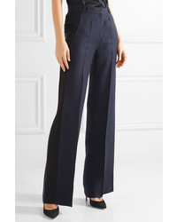 Pantalon flare bleu marine Pallas