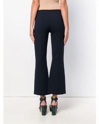 Pantalon flare bleu marine Sonia Rykiel