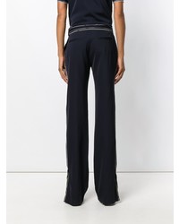 Pantalon flare bleu marine Victoria Victoria Beckham