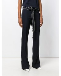 Pantalon flare bleu marine Victoria Victoria Beckham