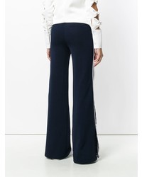 Pantalon flare bleu marine Victoria Victoria Beckham