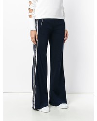 Pantalon flare bleu marine Victoria Victoria Beckham