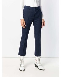 Pantalon flare bleu marine Sportmax