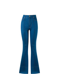 Pantalon flare bleu Amapô