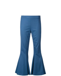Pantalon flare bleu Marco De Vincenzo