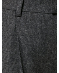 Pantalon flare en laine gris foncé RED Valentino