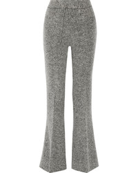 Pantalon flare en laine gris By Malene Birger