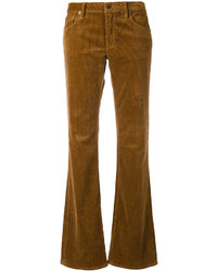 Pantalon flare en velours côtelé marron Ralph Lauren