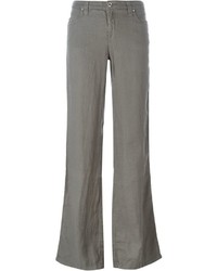 Pantalon flare gris Armani Jeans