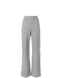 Pantalon flare gris Courreges