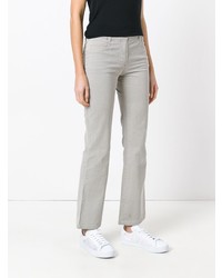 Pantalon flare gris Chanel Vintage