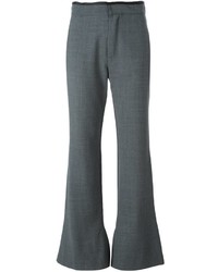 Pantalon flare gris