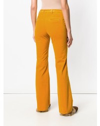 Pantalon flare jaune Etro