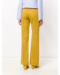 Pantalon flare jaune Talbot Runhof