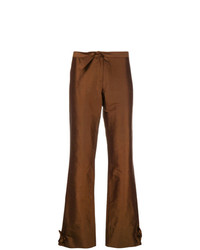 Pantalon flare marron Romeo Gigli Vintage