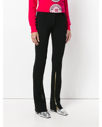 Pantalon flare noir Moschino