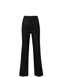 Pantalon flare noir Christian Siriano