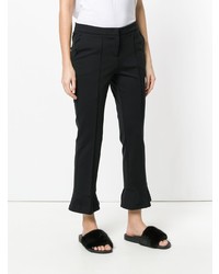 Pantalon flare noir Cambio