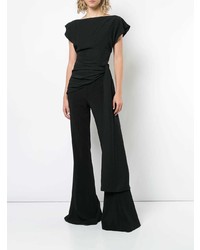 Pantalon flare noir Cushnie