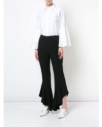 Pantalon flare noir Josie Natori