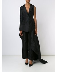 Pantalon flare noir Christian Siriano