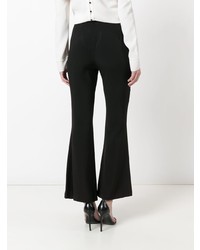 Pantalon flare noir Versace Vintage