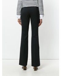 Pantalon flare noir Burberry Vintage