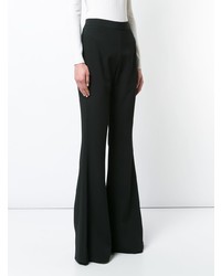 Pantalon flare noir Brandon Maxwell