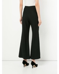 Pantalon flare noir Khaite