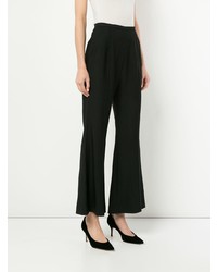 Pantalon flare noir Khaite