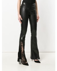 Pantalon flare noir Almaz