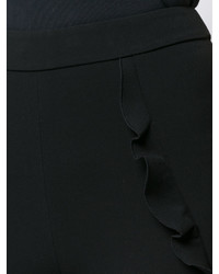 Pantalon flare noir Saloni