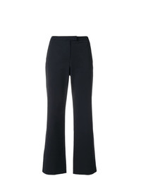 Pantalon flare noir Prada Vintage