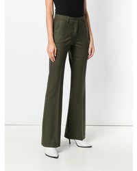 Pantalon flare olive P.A.R.O.S.H.