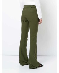 Pantalon flare olive Derek Lam 10 Crosby