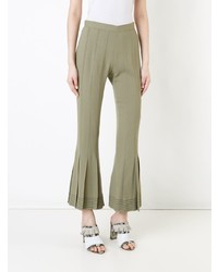 Pantalon flare olive Marco De Vincenzo