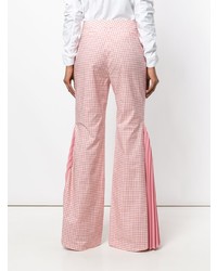 Pantalon flare rose Sara Battaglia