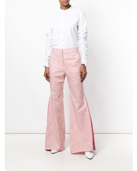 Pantalon flare rose Sara Battaglia